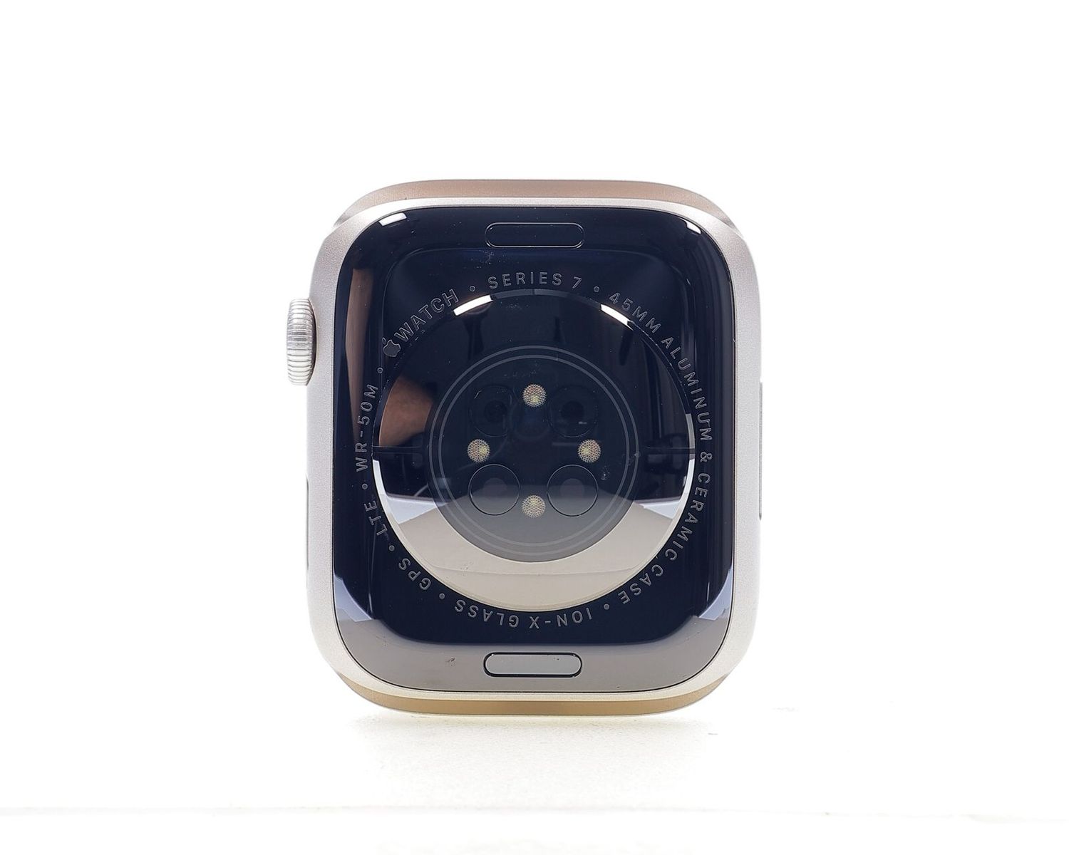 Apple Watch Series 7 2021, GPS + Cellular, Aluminium 45mm Starlight - Πολύ καλό