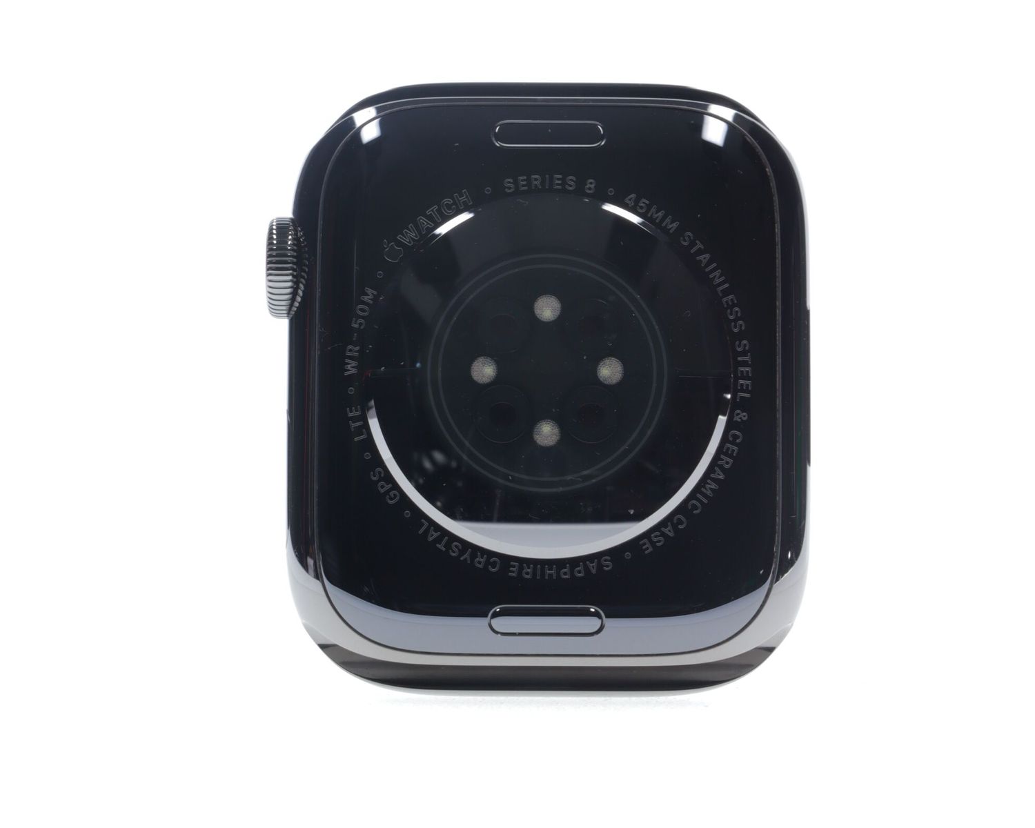 Apple Watch Series 8 2022, GPS + Cellular, Stainless Steel 45mm Graphite - Újszerű