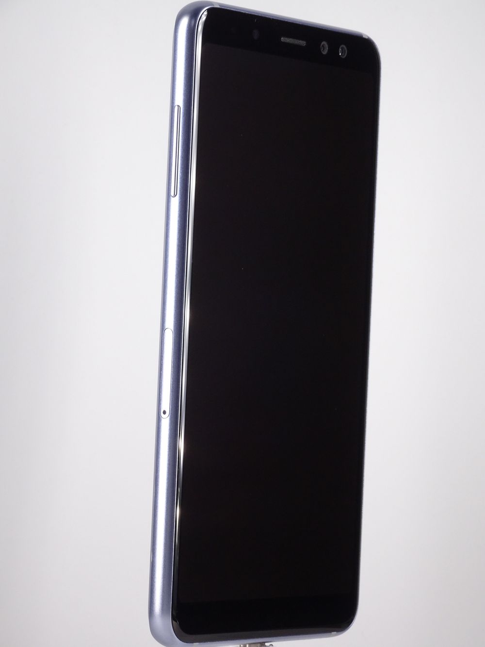 Мобилен телефон Samsung, Galaxy A8 (2018) Dual Sim, 64 GB, Orchid Gray,  Като нов