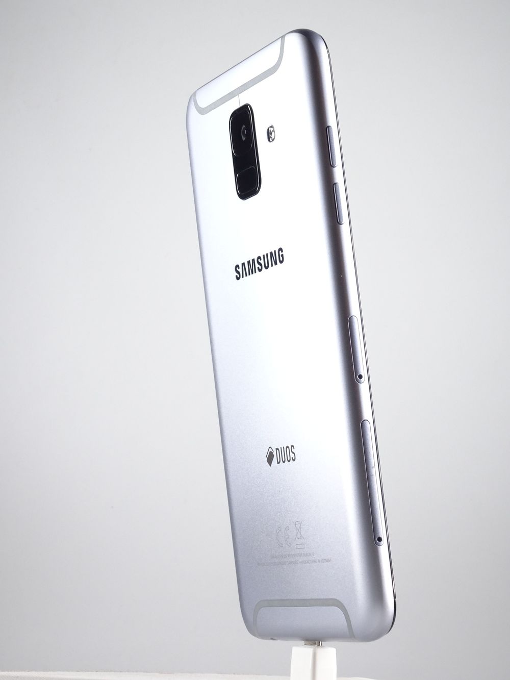Мобилен телефон Samsung, Galaxy A6 (2018) Dual Sim, 32 GB, Lavender,  Като нов