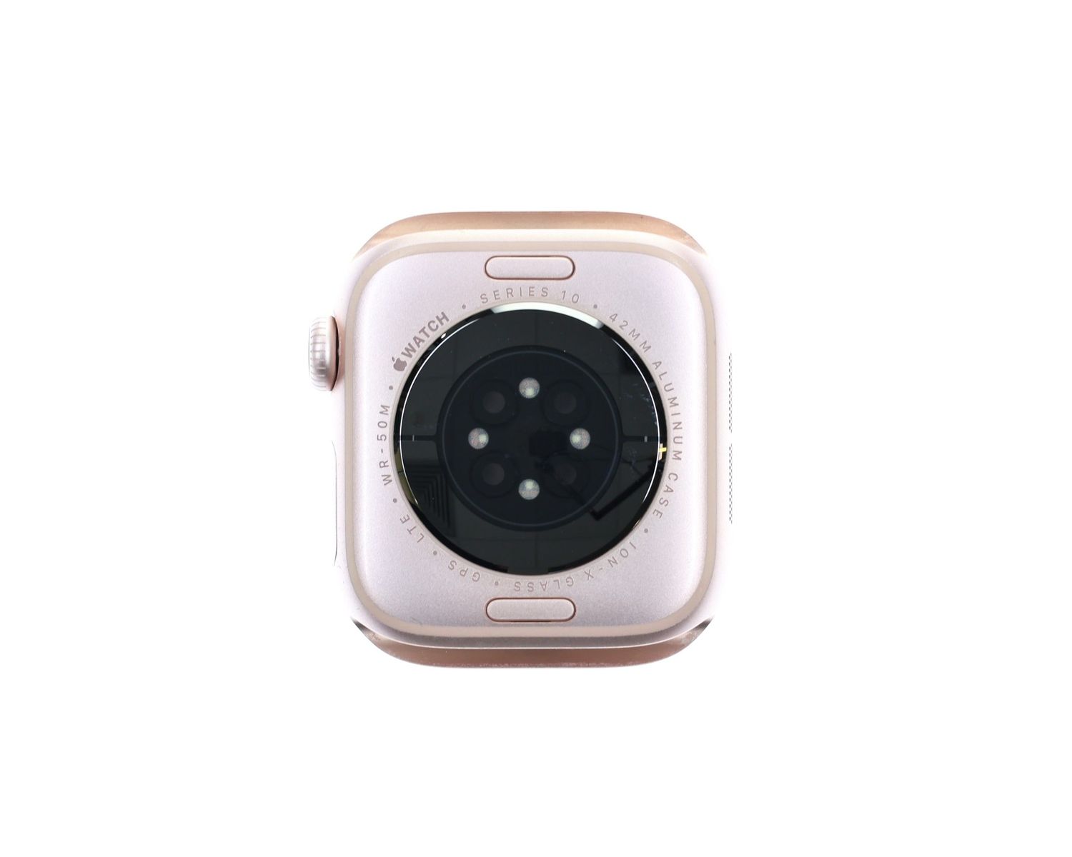 Apple Watch Series 10 2024, GPS + Cellular, Aluminium 42mm Rose Gold - Bun