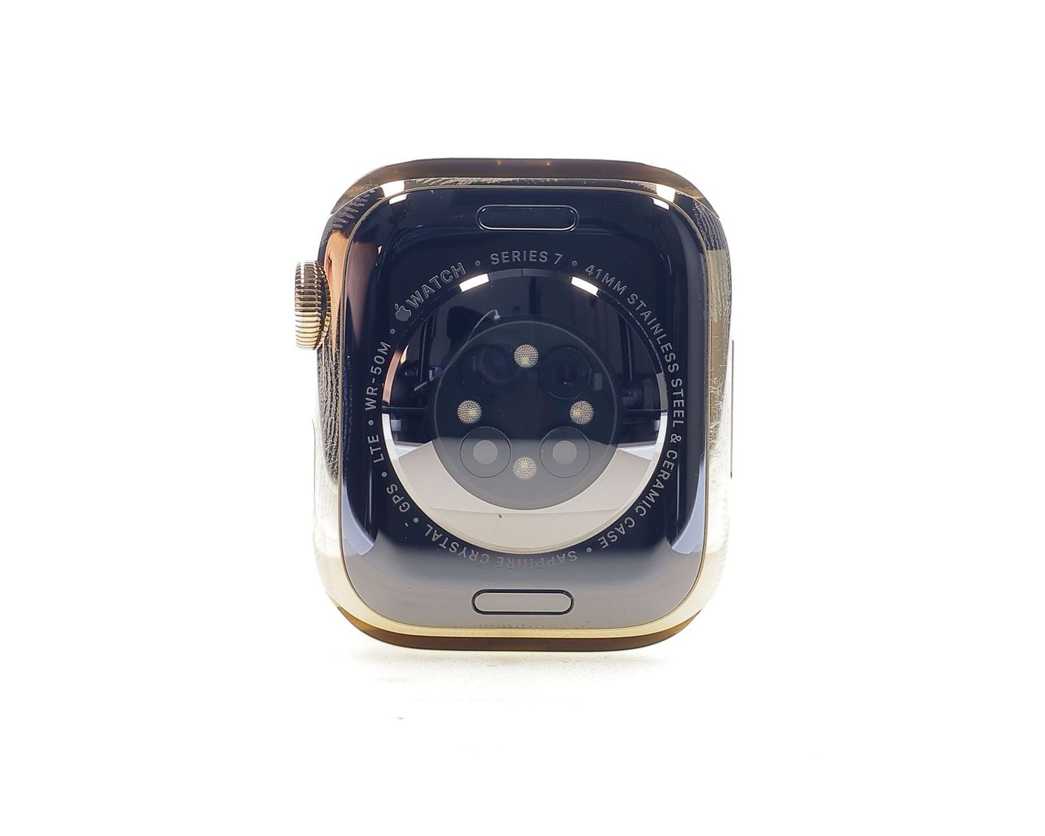 Apple Watch Series 7 2021, GPS + Cellular, Stainless Steel 41mm Gold - Σαν καινούργιο