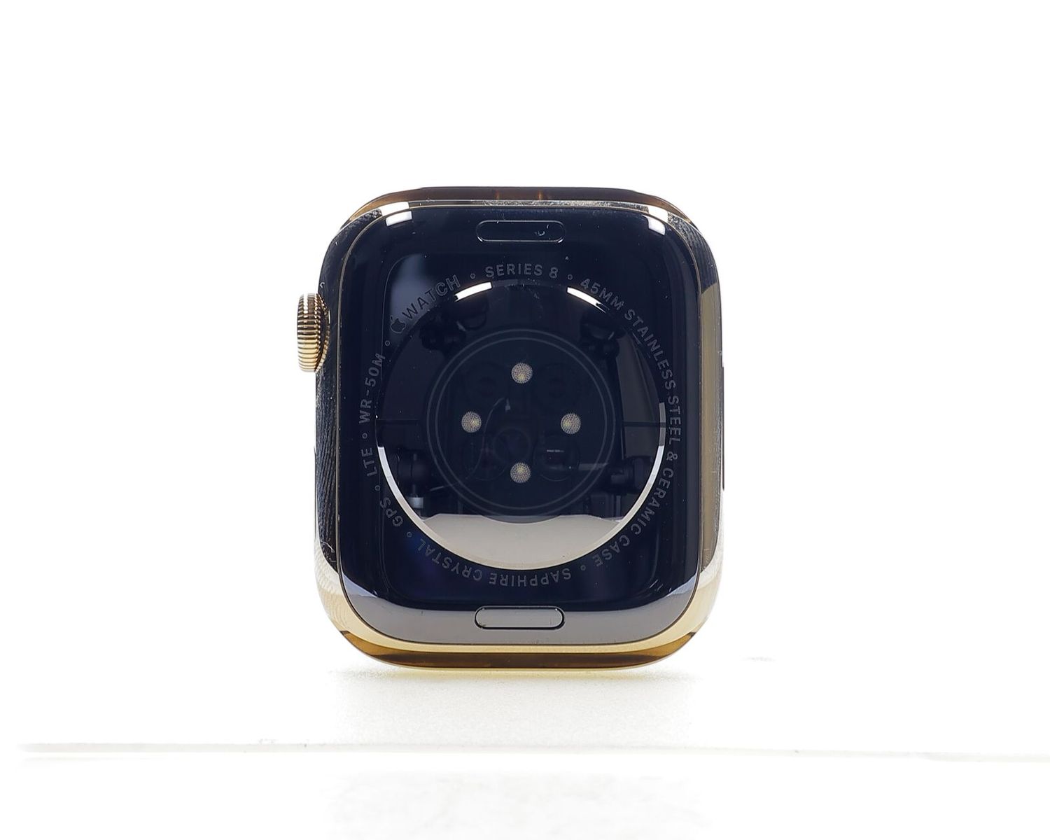 Apple Watch Series 8 2022, GPS + Cellular, Stainless Steel 45mm Gold - Kiváló