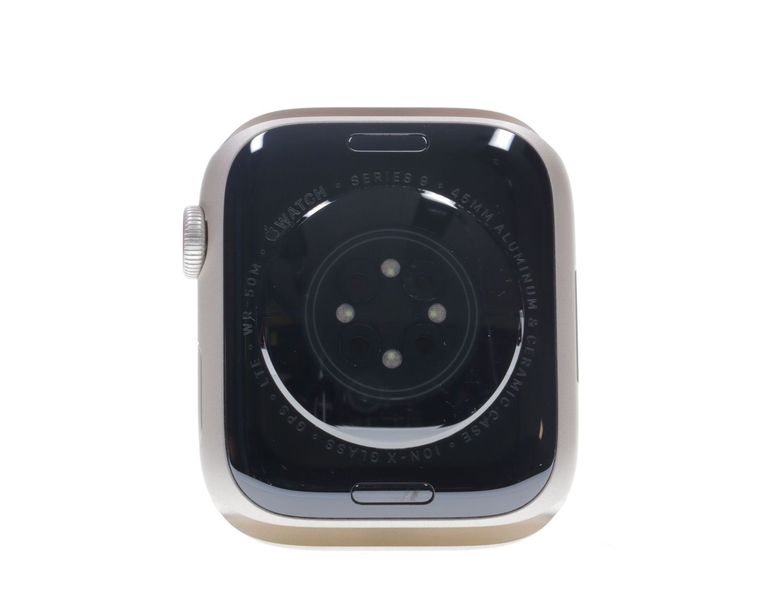Apple Watch Series 9 2023, GPS + Cellular, Aluminium 45mm Starlight - Като нов
