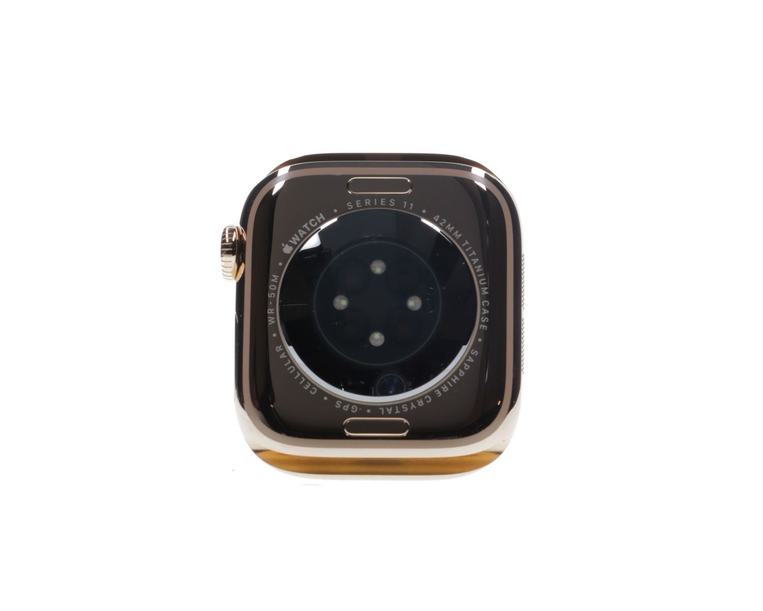 Apple Watch Series 11 2025, GPS + Cellular, Titanium 42mm Gold - Ca nou