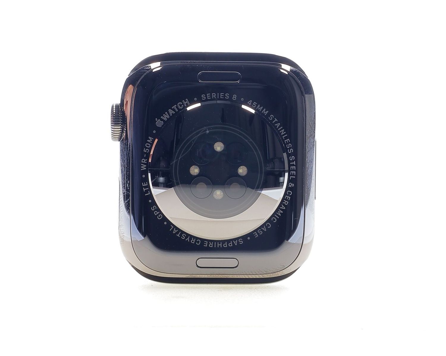 Apple Watch Series 8 2022, GPS + Cellular, Stainless Steel 45mm Graphite - Újszerű