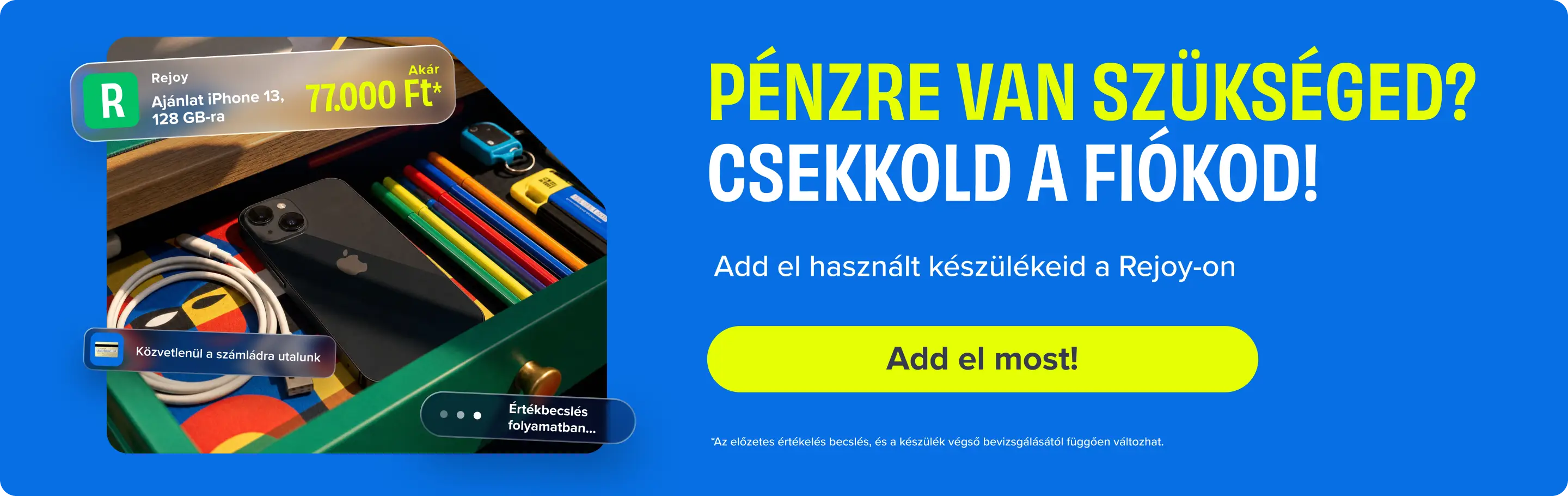 Banner Home sell desktop