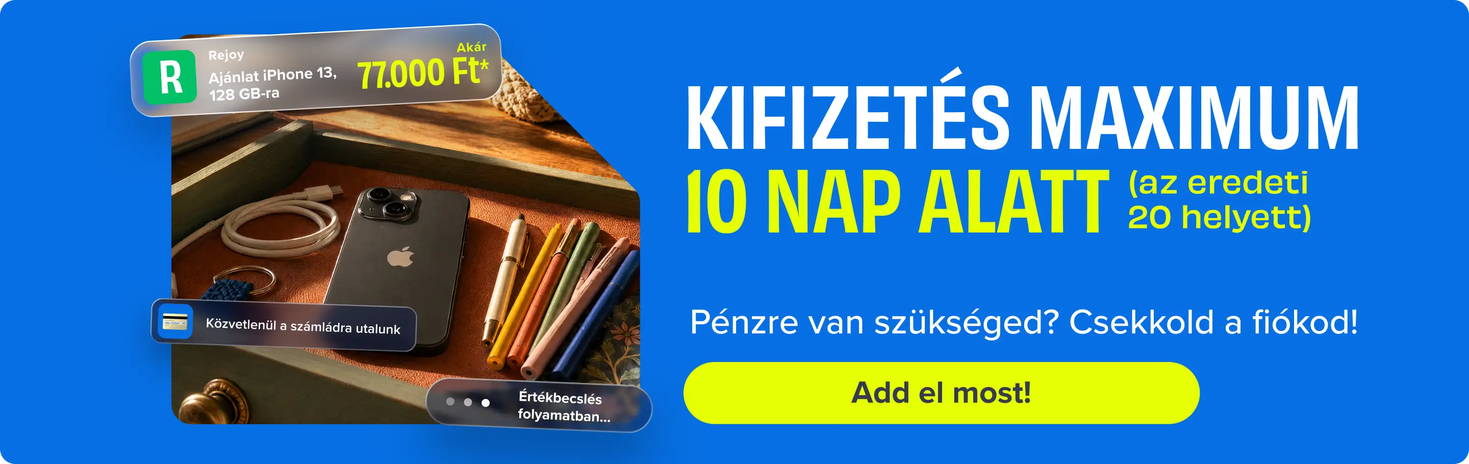 Banner Home sell desktop