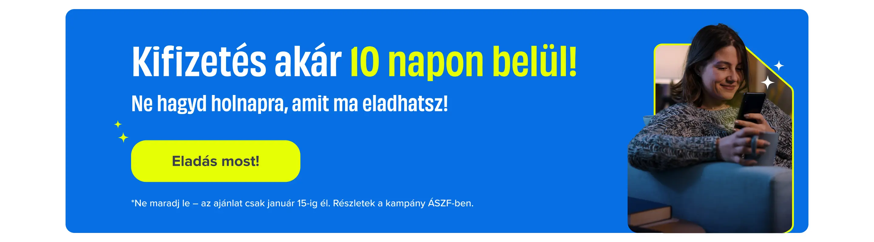 Banner 10 napos kifizetés desktop